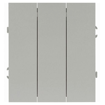 Выключатель 3-кл. СП Arktik 10А IP20 250В алюм. 16-1107-03 Эра Б0070376