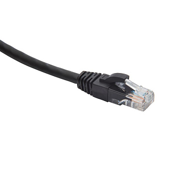 Патч-корд U/UTP кат.5E LSZH нг(А)-HF 15м черн. Datarex DR-181925