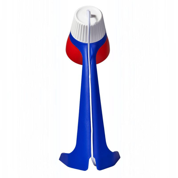 Светильник настольный ULO-K22 D/E14/A WHITE/BLUE/RED 40Вт цоколь E14 механический выключатель триколор Uniel UL-00010040