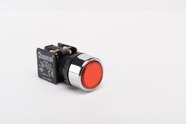 Кнопка (1НЗ) красн. EMAS KB12DK