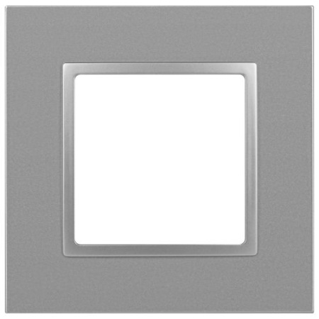 Рамка 1-м Elegance 14-5011-03 Classic алюм. Эра Б0060573