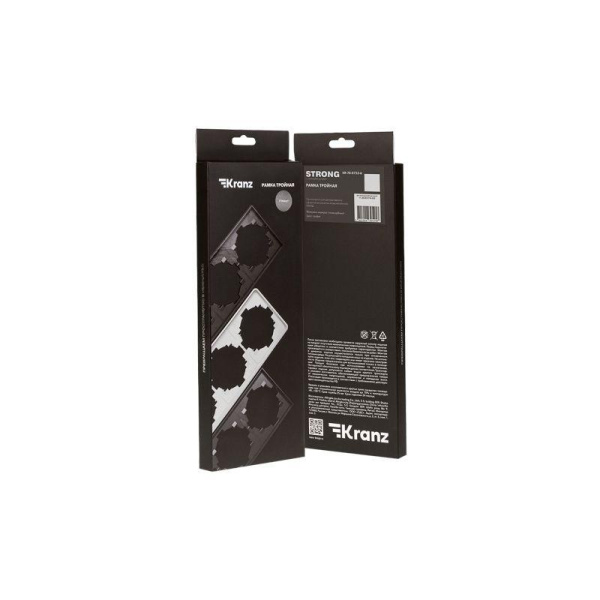 Рамка 3-м STRONG MIELE графит Kranz KR-78-0753-6