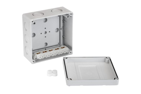 Коробка распределительная L BOX 140х140х79мм IP66/67 сер. Ридан 21RT0934R