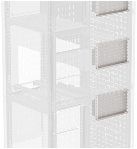 Панель монтажная бок. перфорированная 200х400 (уп.2шт) FORMAT IEK FO-00-MPSP-020-040