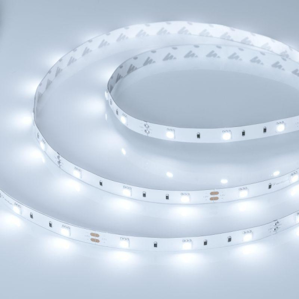 Лента светодиодная RT-B30-10mm 12V White 6000К 7.2Вт/м IP20 5060 (уп.5м) Arlight 010595(2)