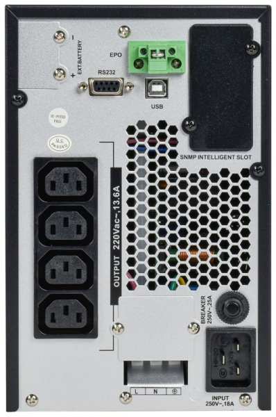 Источник бесперебойного питания ELECTRA OT 3кВ.А/3кВт LCD 96В DC без АКБ с регулир. ЗУ ITK EOT-0003KVA-1-L