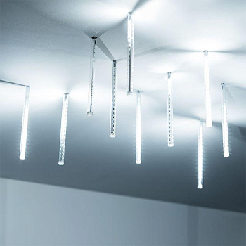 Гирлянда светодиодная ARD-ICEFALL-CLASSIC-D12-200-10PCS-CLEAR-32LED-LIVE WHITE (230В 10.5Вт) (IP65) Ardecoled 026043