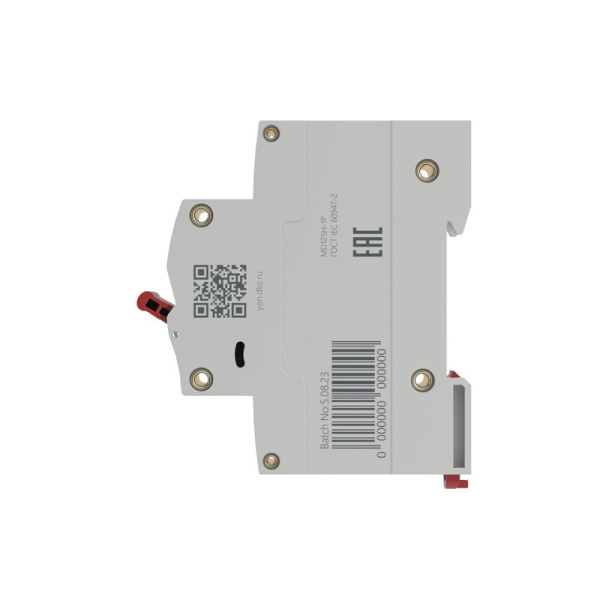 Выключатель автоматический модульный max типа MD125H 10кА 1п D 100А YON MD125H-1PD100