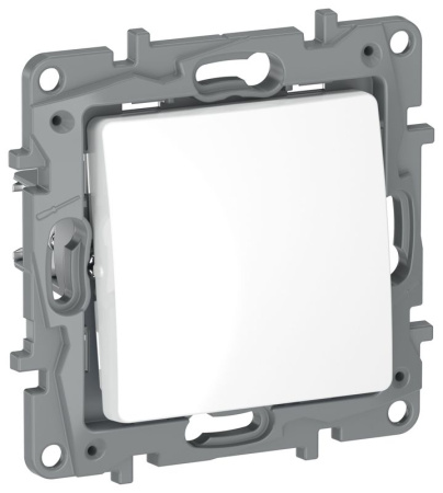 Переключатель 1-кл. сх6 10АХ б/к бел. IEKETIKA IEK 6722051