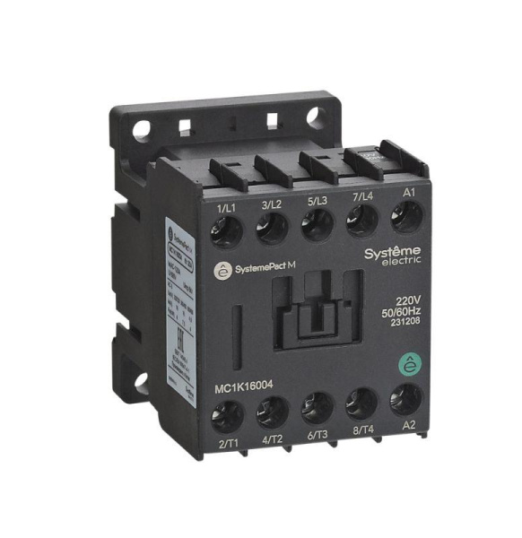 Контактор MC1K 4P(2НО+2НЗ) 9А AC 220В 50/60Гц SE MC1K09008M7