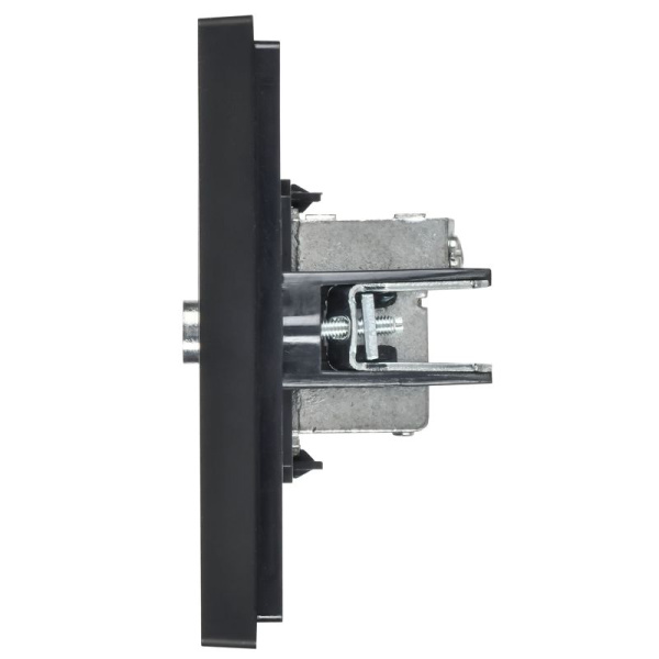 Розетка TV проходная FORTE&PIANO FP129 черн. IEK FP-A10-P-K02