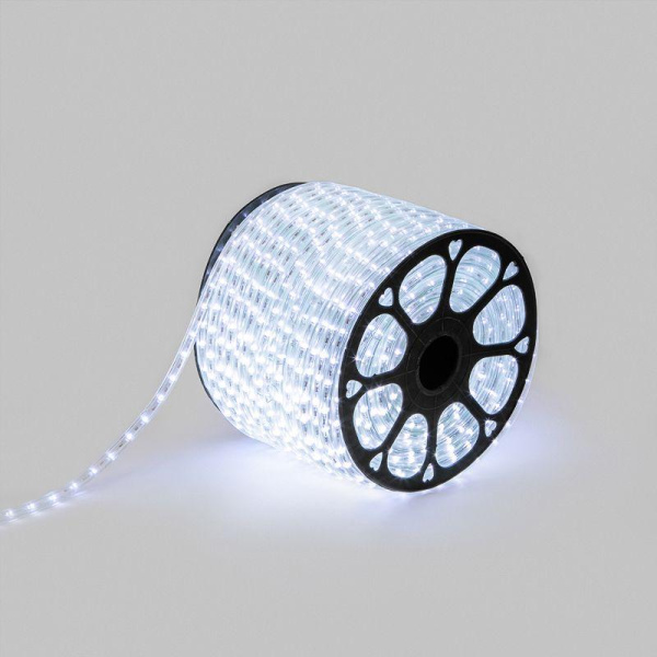 Шнур светодиодный Дюралайт чейзинг 3Вт 36LED/м бел. (уп.100м) Neon-Night 121-325