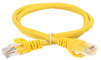 Патч-корд кат.5E UTP LSZH 5м желт. ITK PC05-C5EUL-5M