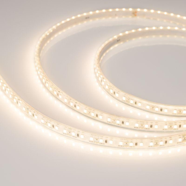 Лента светодиодная RTW-PU-A120-10.5mm 12V Warm 3000К 16.8Вт/м IP68 Wire 2м герметичная (уп.5м) Arlight 029598(3)