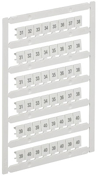 Маркер для CTS 6кв.мм/CP 10кв.мм "31-40" ARMAFIX IEK AF-CT10D-M-006-04
