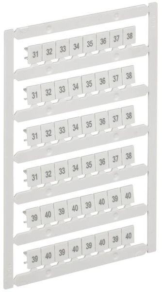 Маркер для CTS 6кв.мм/CP 10кв.мм "31-40" ARMAFIX IEK AF-CT10D-M-006-04