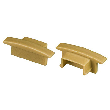 Заглушка ARL-LINE-2308-F GOLD глухая пластик (комплект) Arlight 040001