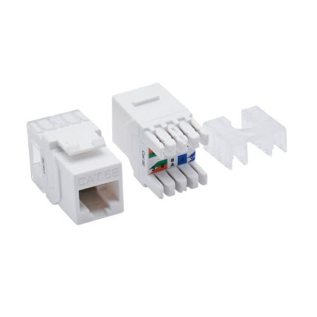 Патч-панель 19дюйм 1UCAT5E 24 модуля RJ45 неэкранированная DKC RN5PPU24