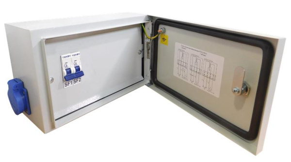 Ящик с понижающим трансформатором ЯТП 0.25 230/24 (2 авт. выкл.) IP54 TOKOV ELECTRIC TKE-TT12-24-250-54