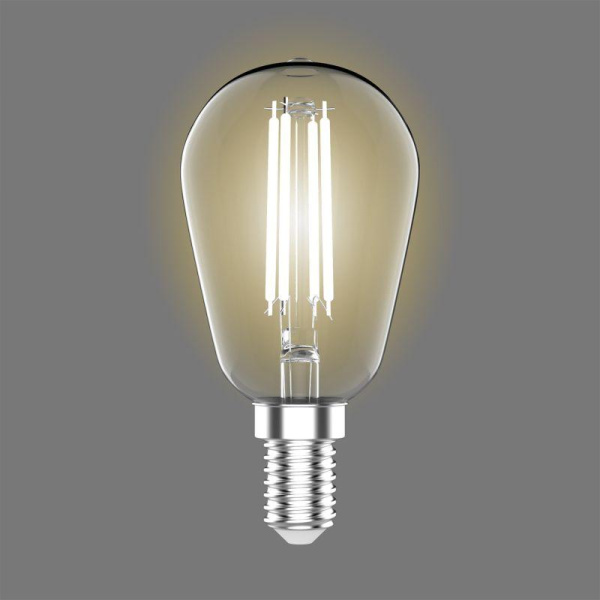 Лампа светодиодная филаментная Basic 4.5Вт ST45 2700К тепл. бел. E14 470лм GAUSS 1141115