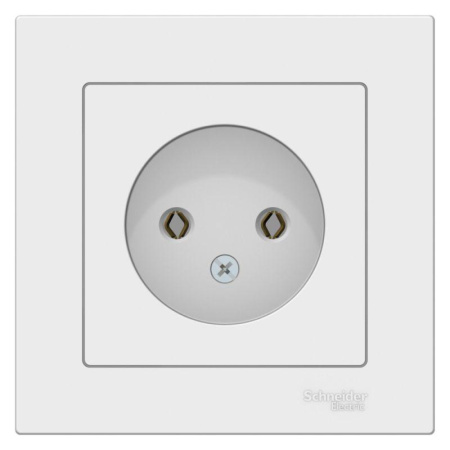 Розетка AtlasDesign без заземл. 16А в сборе лотос SE ATN001340