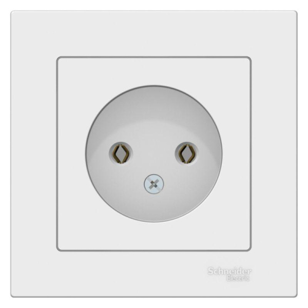 Розетка AtlasDesign без заземл. 16А в сборе лотос SE ATN001340