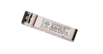 Модуль SFP 1Гбит/с два волокна SM 2xLC 1550нм 24дБ до 80км ZX NIKOMAX GL-OT-SG24LC2-1550-1550