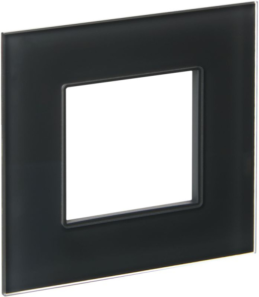 Рамка 1-м SKANDY SK-F21G стекло графит IEK SK-M12-G-K53