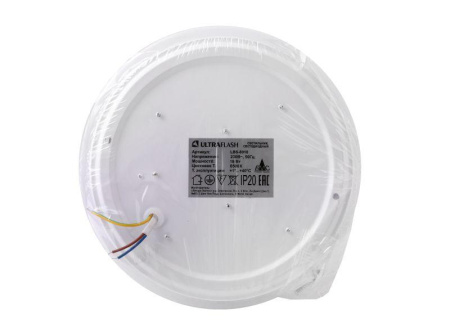 Светильник светодиодный LBS-8018 18Вт blanc настенно-потолочный Ultraflash 15139