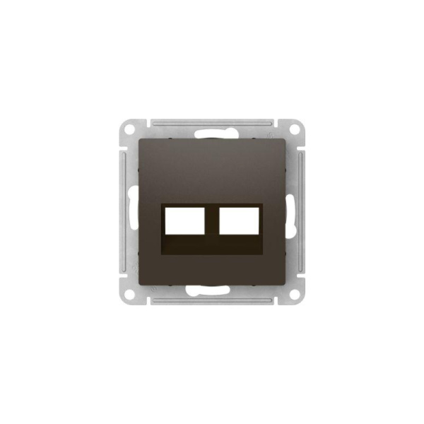 Накладка двойная AtlasDesign для информационных функций типа Keystone мокко SE ATN000690