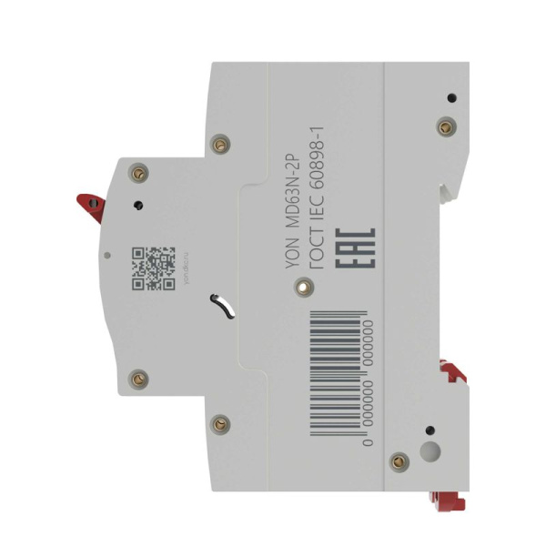 Выключатель автоматический модульный 2п C 4А 6кА YON max типа MD63N YON MD63N-2PC4