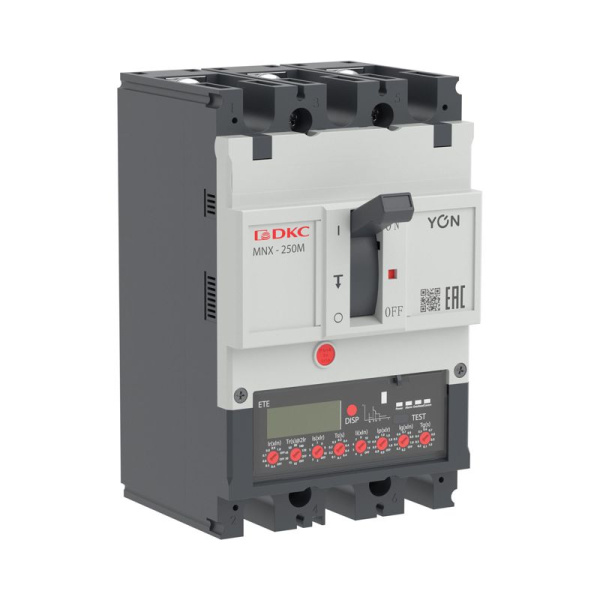 Выключатель автоматический 3P 250А 100кА pro MNX250M при AC415V расцепитель ETE YON MNX250M3PETE0250