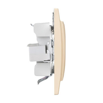 Розетка компьютерная + телефонная 2-м СП Минск RJ45 + Phone беж. EKF ERK00-135-20