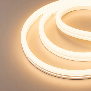 Лента светодиодная MOONLIGHT-SIDE-X336-12х24mm 230V Warm 2700К 11Вт/м IP65 wire x1 грибовидная форма герметичная (уп.50м) Arlight 055520