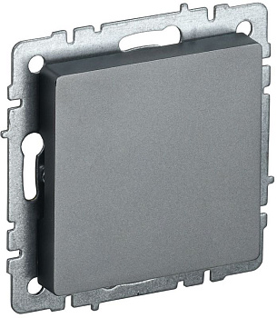 Заглушка c суппортом BRITE МЗ10-БрС механизм сталь IEK BR-PL10-K46