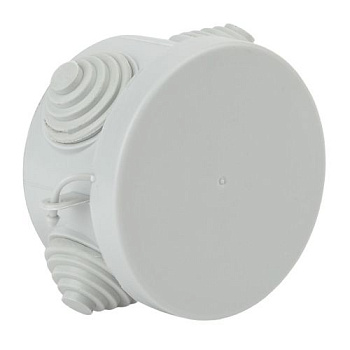 Коробка распаячная ОП КОР 65х40мм IP54 с гермовводами 4 входа KOR-65-40-4g Эра Б0037446