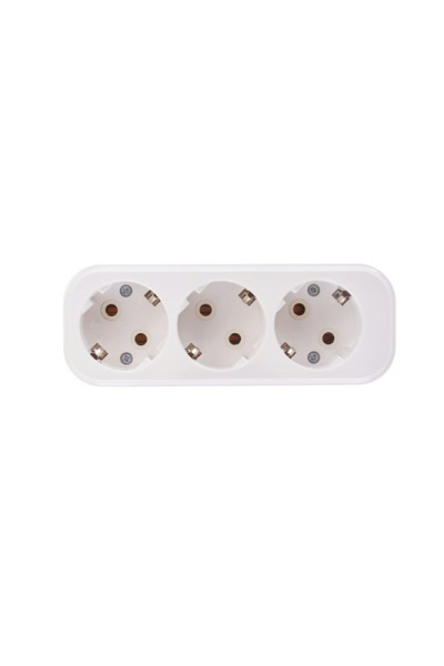 Колодка удлинителя 3-м 16А Classic К03 2P+PE 250В IEK KYP11-16-03-00-Z