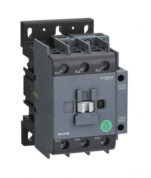 Контактор MC1E 3п 50А кат. 24В AC 1НО+1НЗ SE MC1E50B7