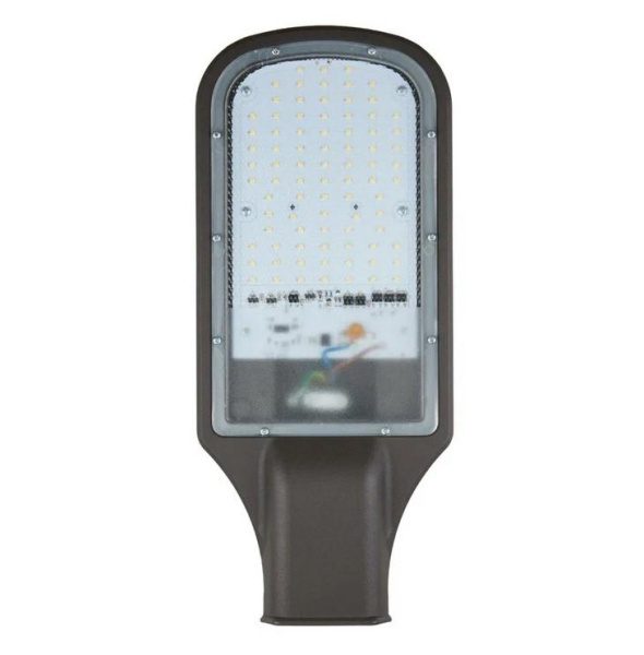 Светильник светодиодный ULV-R22H-70W/6500K 6500К IP65 GREY уличный консольный угол 110град. Uniel UL-00009440