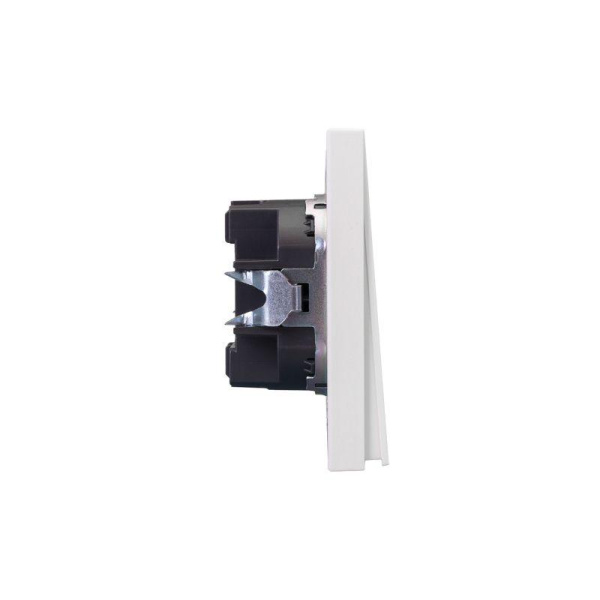 Выключатель 2-кл. СП STRONG MIELE 10А жемчуж. Kranz KR-78-0706-4
