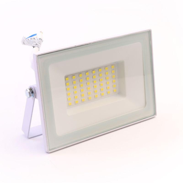 Прожектор LFL-5001 C01 (LED SMD 50Вт 230В 6500К) бел. Ultraflash 14130
