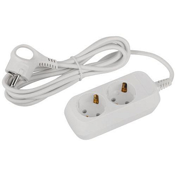Удлинитель 2х3м с заземл. 10А IP20 GREEN LINE UDL-10-230-E ПВС 3х0.75 Эра Б0064947