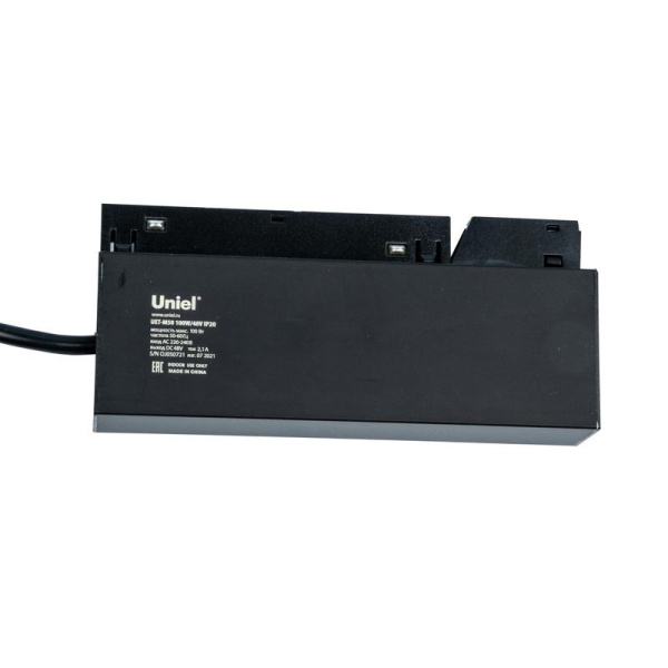 Блок питания для магнитного шинопровода UET-M50 100Вт 48В IP20 встраив. Uniel UL-00008750