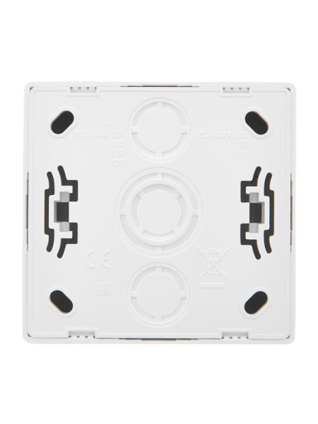 Розетка компьютерная 1-м ОП RJ45 LETO бел. LEZARD 752-0200-139