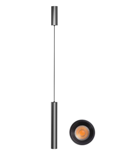 Светильник светодиодный TUBE SURFSP DLTB 12Вт 3000К тепл. бел. 800лм подвесной сер. OSRAM 4607194233106