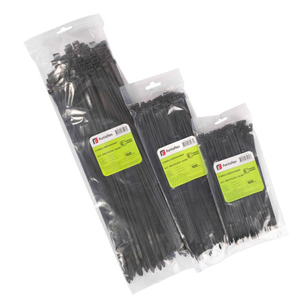 Хомут нейлоновый КСС MULTILOCK 8х300 черн. (уп.100шт) Fortisflex 102326