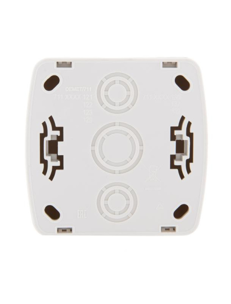 Розетка компьютерная ОП Demet RJ45 бел. LEZARD 711-0200-139