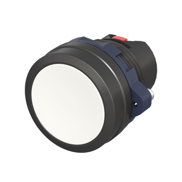 Головка кнопки плоская без фиксации бел. DKC M22P-FMWP