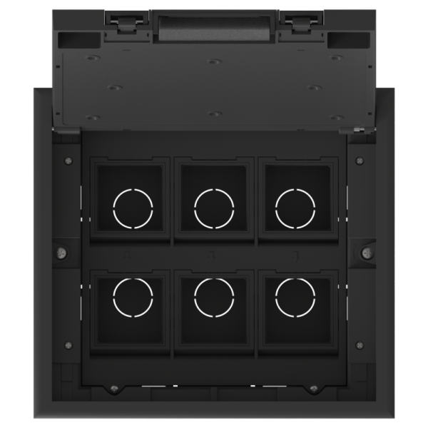 Люк MultiDesk MDK10 на 12мод. IP40 с монтажной коробкой для фальшпола SE MDK10112