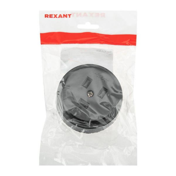 Розетка РШ для электрической плиты 32А 250В 2Р+РЕ (ОУ) черн. Rexant 11-8983